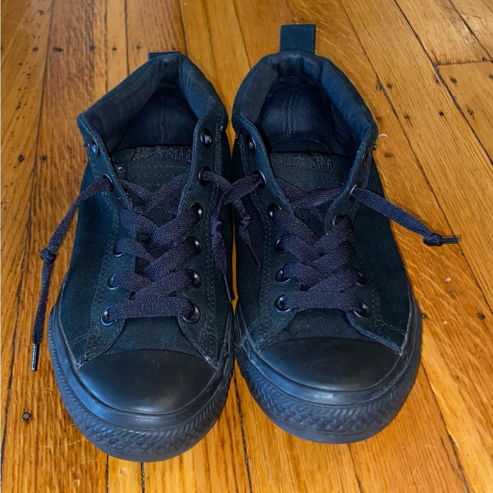 Converse Kids Black Sneakers